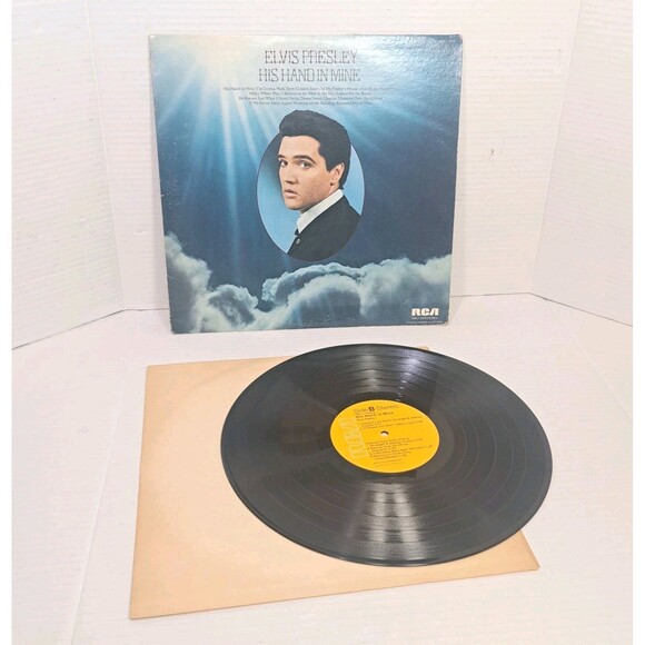 Vtg 1976 Elvis Presley His Hand In Mine Vinyl LP (ANL1-1319) Gospel RCA Record - Picture 1 of 3
